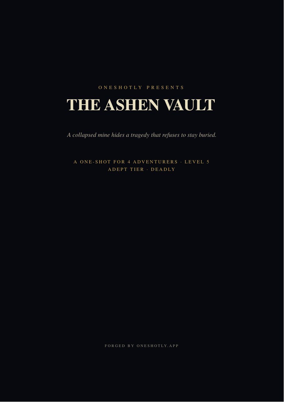 OneShotly module cover page